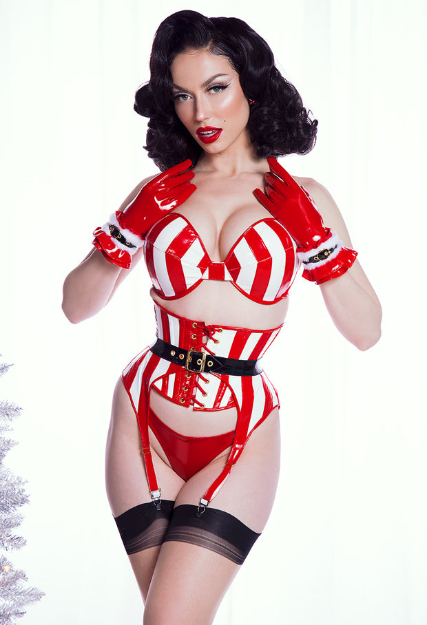 Garden Lingerie - Candy Cane Bustier for Kandyland by