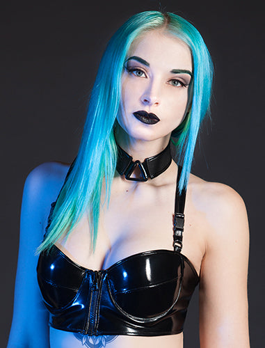 Artifice Products - Holographic Buckle Choker – Artifice Clothing